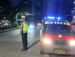 Patroli Dini Hari, Polsek Tamalanrea Beri Rasa Aman kepada Masyarakat