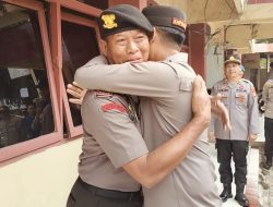 Memasuki Masa Purna Bakti, Ipda M. Gaffar Sampaikan Pesan dan Kesan Lewat Apel Pagi