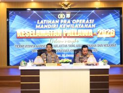 Kapolrestabes Makassar Membuka Latihan Pra Operasi Keselamatan Pallawa 2026