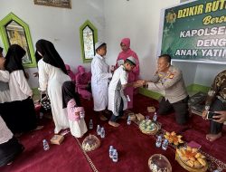 Polsek Tallo Gelar Dzikir Rutin Bulanan, Kapolsek AKP Asfada Ajak Syukur dan Peduli Anak Yatim