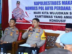 Ngopi Kamtibmas, Kapolrestabes Makassar Tekankan Peran Orang Tua Jaga Generasi Muda