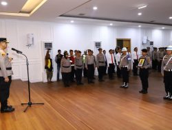Upacara PTDH di Polrestabes Makassar, Kapolrestabes Ingatkan Personel Jauhi Pelanggaran
