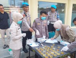 Gaktiblin dan Tes Urine Mendadak, SiPropam Polrestabes Makassar Periksa Personel Usai Apel Pagi