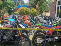 Polsek Tamalate Tindak Balap Liar dan Knalpot Brong di bulan Ramadhan, 50 Motor Diamankan