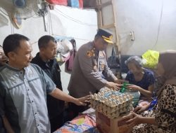 Kapolsek Manggala Kunjungi Warga Sakit yang Hidup Sebatang Kara di Kelurahan Borong