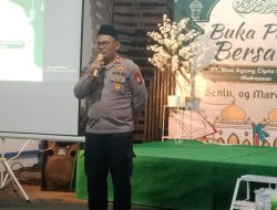 Kapolsek Biringkanaya Hadiri Buka Puasa Bersama di PT. Bina Agung Cipta Bersama
