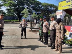 Propam Polsek Tamalate Cek Kesiapsiagaan Personel Pos Pengamanan Idul Fitri di TSM