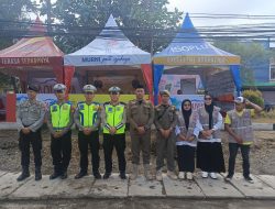 Personel Polsek Rappocini Bersama Instansi Terkait Siaga di Pos PAM Operasi Ketupat 2026