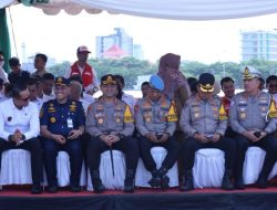 Kapolrestabes Makassar Hadiri Keberangkatan Bus Mudik Gratis 1447 H