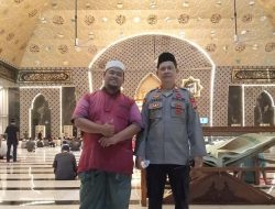 Wakapolsek Bontoala Patroli Tempat Ibadah dan kontrol Personil Pengamanan Tarwih