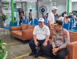 Kapolsek Rappocini Hadiri Pelepasan Mudik Gratis Pegadaian, Imbau Peserta Utamakan Keselamatan