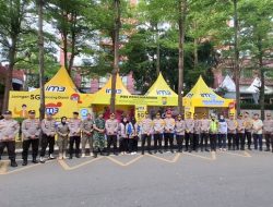 Kapolrestabes Makassar Tinjau Pos Pam Ketupat 2026 di Ujung Pandang, Pastikan Kesiapan Personel