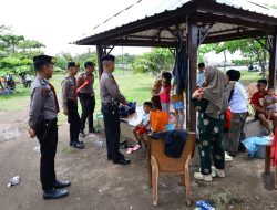 Personel Polrestabes Makassar Pengamanan di Tempat Wisata Selama Libur Lebaran