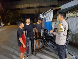 Bhabinkamtibmas Polsek Tallo Aktif Patroli Malam, Sampaikan Pesan Kamtibmas kepada Remaja