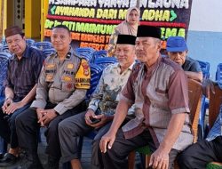 Wujud Simpati, Bhabinkamtibmas Polsek Bontoala Hadiri Pemakaman Tokoh Masyarakat