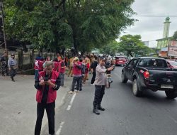 Polsek Tamalate Back up Satpol PP dalam Penertiban Bangunan Liar di Jl. Sultan Alauddin Kel. Baeng-Baeng