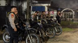 Patroli Perintis Presisi Sat Samapta Polrestabes Makassar Intensif Jaga Kamtibmas di Malam Hari