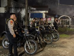Patroli Perintis Presisi Sat Samapta Polrestabes Makassar Intensif Jaga Kamtibmas di Malam Hari