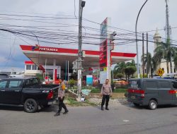 Antrean Panjang BBM di SPBU, Polsek Tamalate Intensifkan Patroli