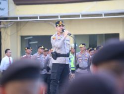 Apel Jam Pimpinan, Kapolrestabes Makassar Tekankan Disiplin dan Bekerja Ikhlas