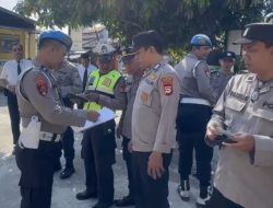 ‎Tingkatkan Disiplin, Polsek Manggala Gelar Gaktiblin Usai Apel Pagi