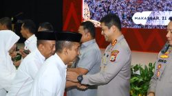 Kapolrestabes Makassar Hadiri Pelepasan Jamaah Calon Haji Personel Polda Sulsel Tahun 1447 H/2026 M