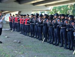 Polrestabes Makassar Apel Kesiapan Pengamanan Aksi Unjuk Rasa, Polisi Tegaskan Larangan Membawa Senjata