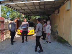 Supervisi Bag Log Polrestabes Makassar di Polsek Bontoala, Pastikan Almatsus Siap Operasional