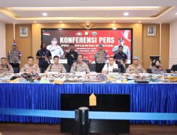 Polda Sulsel Ungkap 148 Kasus Kejahatan 3C, 176 Tersangka Ditangkap dan 123 Motor Disita