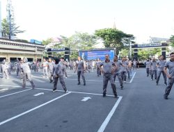 Polrestabes Makassar Gelar Olahraga Bersama, Perkuat Soliditas dan Kebugaran Personel