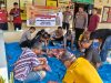 Polsek Manggala Potong Dua Ekor Sapi Kurban, Daging Dibagikan kepada Warga