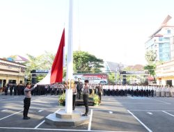 Polsek Tamalate Jadi Pelaksana Upacara Hari Lahir Pancasila 2026, Waka Polrestabes Makassar: Teguhkan Komitmen Kebangsaan