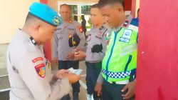 Pastikan Kesiapsiagaan dan Kepatuhan Anggota, Provos Polrestabes Makassar Sidak Personel Polsek Biringkanaya