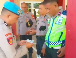 Pastikan Kesiapsiagaan dan Kepatuhan Anggota, Provos Polrestabes Makassar Sidak Personel Polsek Biringkanaya