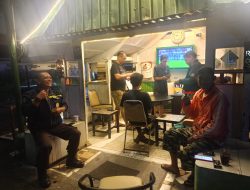 Bhabinkamtibmas Polsek Rappocini Pantau Kegiatan Nobar Piala Dunia 2026, Pastikan Situasi Tetap Aman dan Kondusif