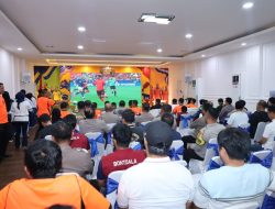 Polrestabes Makassar Gelar Nobar Piala Dunia 2026 Bersama Masyarakat, Pererat Semangat “Polri untuk Masyarakat”