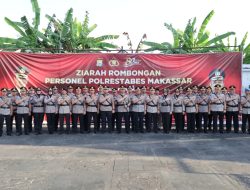 Polrestabes Makassar Gelar Ziarah Rombongan dan Tabur Bunga di TMP Panaikang Sambut Hari Bhayangkara ke-80