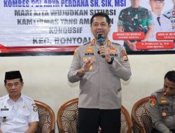 gopi Kamtibmas di Bontoala, Kapolrestabes Makassar: Jangan Terlena dengan Situasi Aman