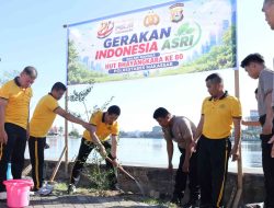 Sambut Hari Bhayangkara ke-80, Polrestabes Makassar Gelar Gerakan Indonesia Asri dengan Penanaman Pohon