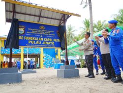 Kapolda Sulsel Resmikan Pos Pangkalan Kapal Patroli Polairud di Pulau Jinato Kepulauan Selayar