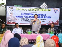 Kapolrestabes Makassar Serap Aspirasi Warga Melalui Ngopi Kamtibmas di Laikang