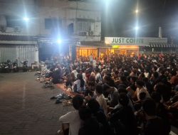 Pastikan Nobar Final Piala Dunia Aman, Personel Polsek Rappocini Siaga di Sejumlah Titik