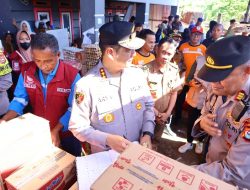Polda Sulsel Salurkan Bantuan Kemanusiaan untuk Korban Kebakaran di Tallo