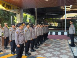 Hari Pertama Bertugas, Kabagbinkar Biro SDM Polda Sulsel Ajak Personel Jaga dan Pertahankan Kebersihan