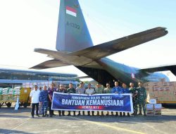 Kapolda Sulsel Hadiri Pelepasan Bantuan Kemanusiaan Forkopimda Sulsel untuk Korban Gempa NTT
