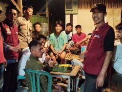 Bhabinkamtibmas Polsek Rappocini Pantau Aktivitas Pemuda dan Berikan Nasihat Kamtibmas