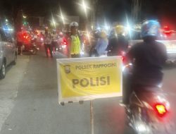 Kapolsek Rappocini Pimpin Operasi Cipkon Sasar Sajam hingga Knalpot Brong