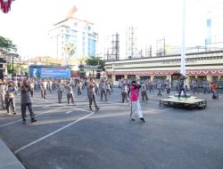 Olahraga Pagi Tingkatkan Kebugaran dan Semangat Personel Polrestabes Makassar