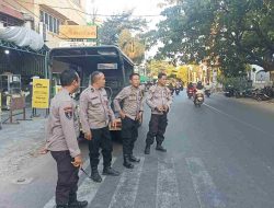 Patroli Sore, Polsek Mamajang Pantau Wilayah dan Aktivitas Masyarakat Cegah Gangguan Kamtibmas