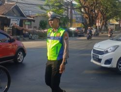 Jaga Kamseltibcarlantas, Personel Unit Lantas Polsek Rappocini Gelar Pamtur